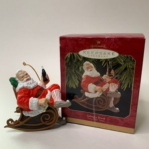 Coca Cola Santa Christmas Ornament
